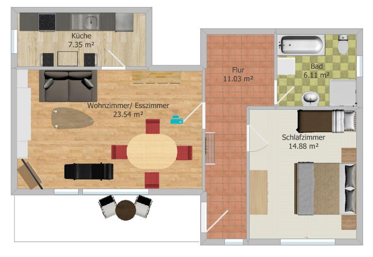 Ferienwohnung Neumann Gersfeld Exterior foto